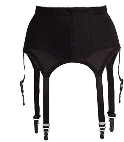 Rago Women's Six Strap Shaper Garter Belt, Black, Small (26)