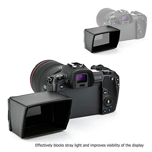 JJC Pantalla LCD para Pantalla de 3 Pulgadas, cámara réflex Digital y videocámara, Parasol para Panasoni GH6 GH5 GH5S G9 Canon R10 R 800D 760D 750D, HF R500 R400 R52 R50 Sony ZV-1 A7C II, A7C R