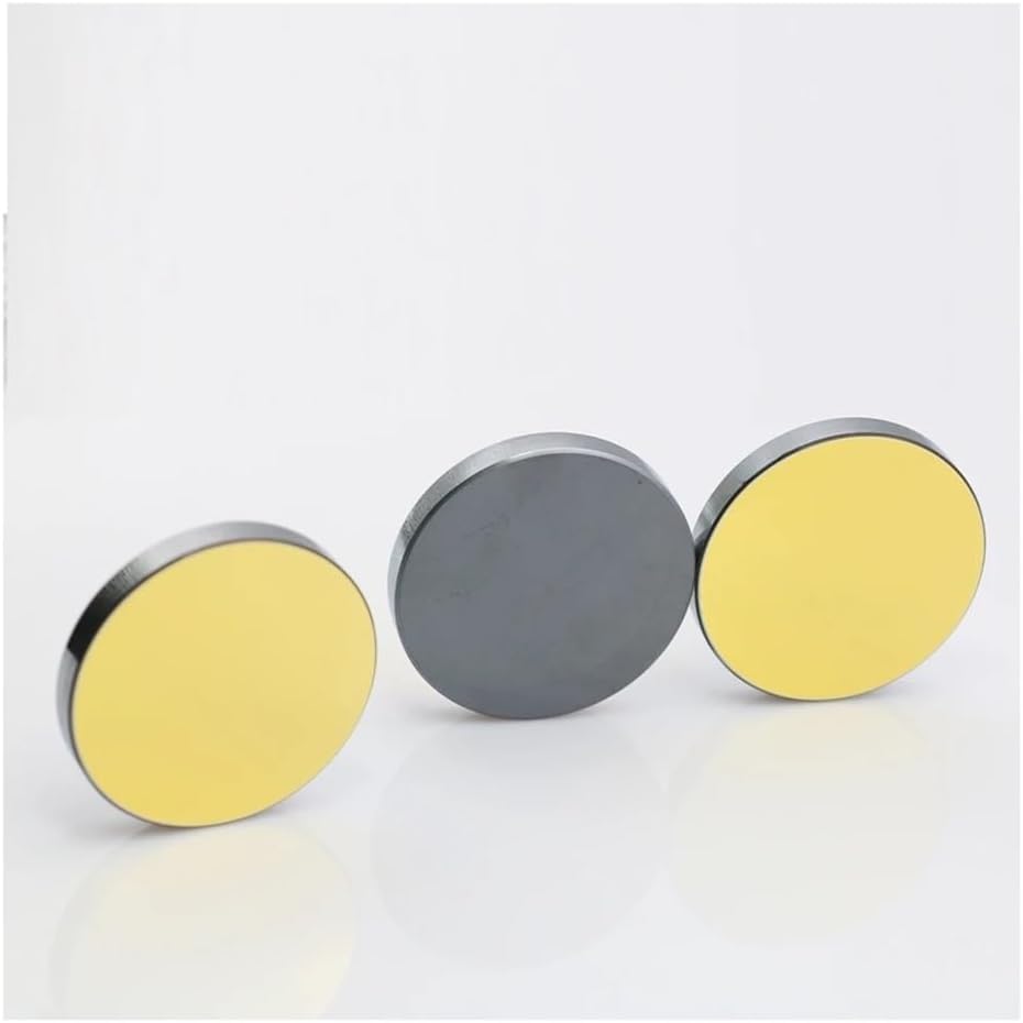 Prisms & Kaleidoscopes 3pcs Co2 Si Reflective Mirrors 25mm for Engraver Gold-Plated Silicon Reflector Lenses Science Classroom Optics Kits (Size : 19.05mm)