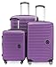 Produktbild HAUPTSTADTKOFFER Mitte - 3er Kofferset - Handgepäckskoffer 55 cm, mittelgroßer Koffer 68 cm + großer Reisekoffer 77 cm, Hartschale ABS, TSA, Aubergine