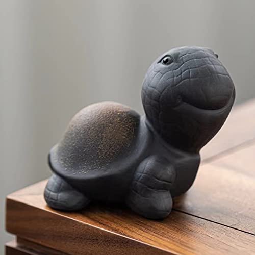 Zisha Tea Pet Angry Unhappy Cat Bat Figurine, Cute Kung Fu Tea Ornament Accessories Of Frog Tea Set, Decoration For Tea Table Desk Tearoom, Great Gift For Tea Lover Friend #TOP5