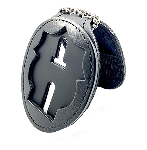 Perfect Fit Shield Wallets Port Authority of New York and New Jersey Detective Police PAPD Clip On Badge Holder with Neck Chain (Cut-Out # PF 336)4
