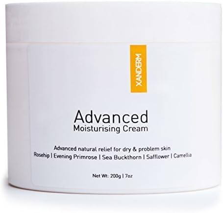 XANDERM Advanced Eczema Cream - Natural Moisturiser Treatment for Dry or Itchy Skin. Rich, Thick & Soothing Cream Emollient for Hands, Face, and Body.