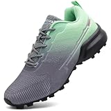 Dhinash Zapatillas de Trail Running para Hombre Zapatillas de Senderismo Zapatos de Trekking Tenis Zapatos de Senderismo Calzado de Correr en Montaña Gris Verde Talla 42