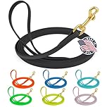Viper Biothane Working Tracking Lead Leash Long Line for Dogs,Black 2 Colors ,6 Sizes