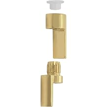 Nuk3y Door Saver 3 III Hinge Pin Stop for Residential Doors Fits All 3"" to 4-1/2"" Hinges Satin Brass