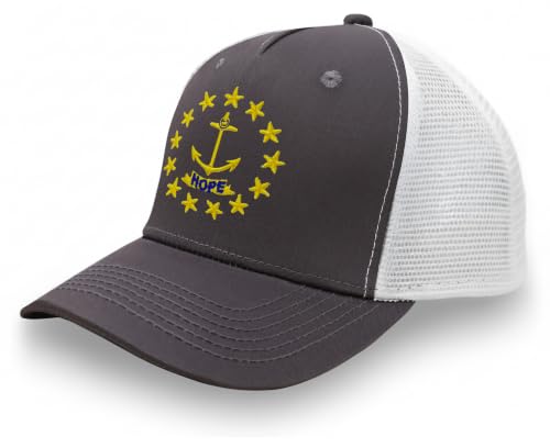 Image of International Tie State Hat for Men and Women, Adjustable Snapback Trucker Baseball Cap with Embroidered Patch