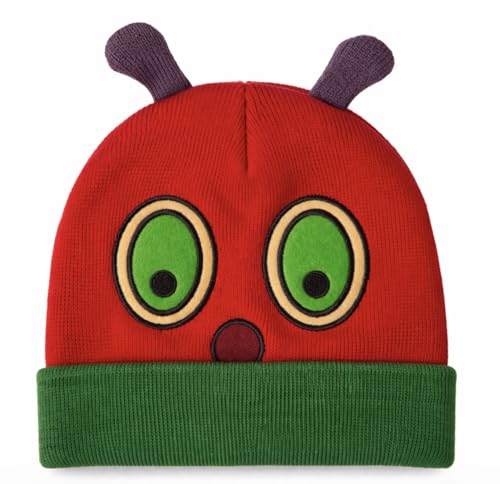 ComfyCamper Cute Caterpillar Beanie Costume Hat for Womens Adult Men Bugs Hats Cosplay Halloween Costumes One Size