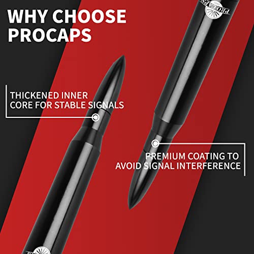 Procaps Truck 50 Cal Antenna Replacement For 2009 To 2023 Ford F-150 F-250 F-350 Super Duty And 1994 To 2023 Dodge Ram 1500 2500 3500 Radio Alloy Aluminum Antenna #TOP4