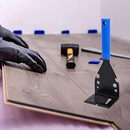 Tile Pry Bars Trim Puller, Multi Moulding Trim Puller Removal Tool for Wood Floor Baseboard Door Casings Tiles Nail Pulling with Working Gloves Gekufa