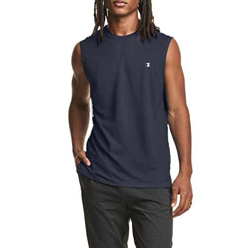 Haut de sport Champion homme évacuant la transpiration bleu marine L