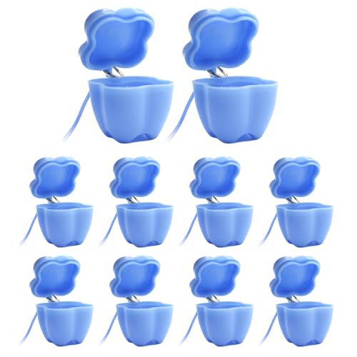 Monozoz Soporte de dientes para niños – 10 piezas de almacenamiento colorido recuerdo, soportes de almacenamiento de dientes perdidos para niños – para cumpleaños, Navidad, colección de organización