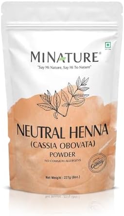 mi nature Neutral Henna Powder(Cassia Obovata) |for Hair Conditioning|Adds no...