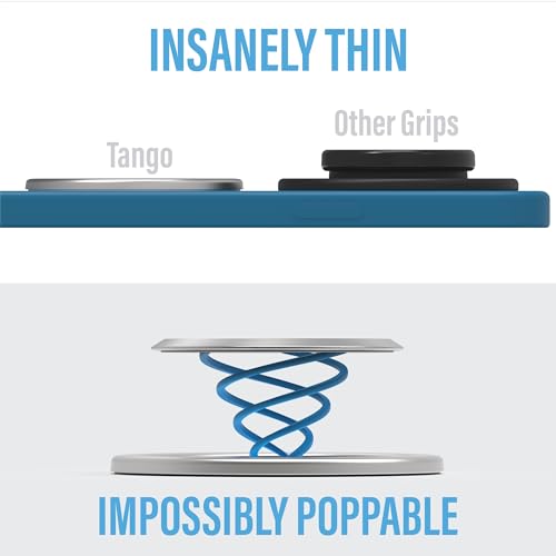 Tango Ultra Thin Grip for MagSafe: One Hand Pop, Stand, 10x Expandable, Space Grade Steel, Removable for Wireless Charging. Half The Thickness, Twice The Pop and More Bling Than A Ring. - Thumbnail 2