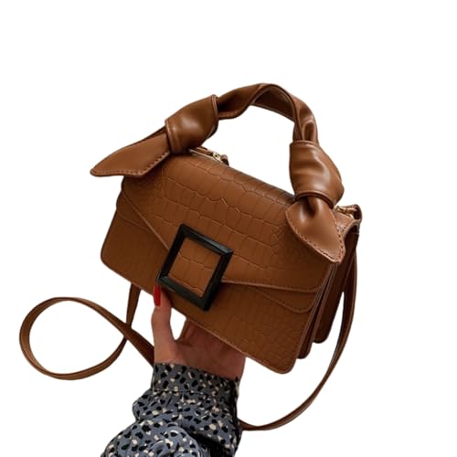 Image of Women Vegan Leather Evening Handbag Crocodile Pattern Handle Clutch Purse Cross Body Envelope Bag