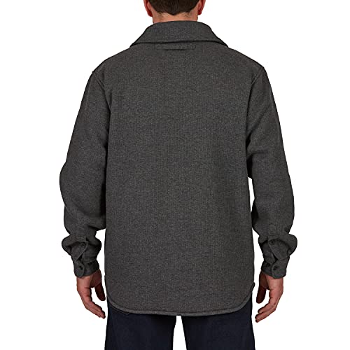 Image of Smith's Workwear Mens Sherpa Heather Thermal Shirt JacketJacket