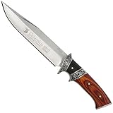 columbia messer hersteller  Columbia Jagd-Messer SA59 Einhand-Messer aus 440C Edelstahl mit Holz-Griff und Nylon Messerscheide (R330-SA59)