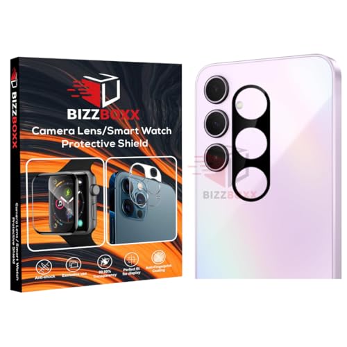 Image of Camera Lens Protector Compatible With Samsung Galaxy A35 5G | Back Camera Tempered Glass| 9H Hardness 3D Look | With Easy Installation Kit (Pack of 1)