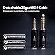LINSOUL ZiiGaat Luna 6BA HiFi In-Ear-Monitor, Studio IEM Kopfhörer für Bühnenauftritte mit Schneller Ansprache, Breiter Klangbühne, Referenzklarer Wiedergabe und Abnehmbarem Versilbertem OFC-Kabel