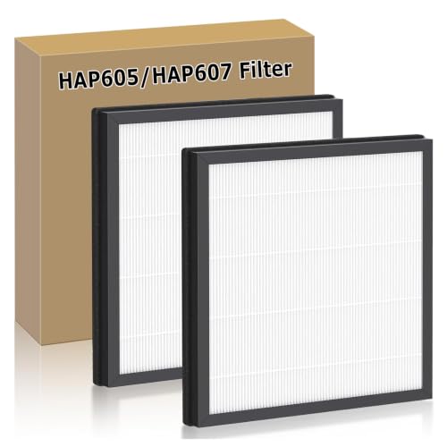 Image of HAP605 Air Purifier Replacement Filters for FreAire HAP605 HAP607 Purifier | for XenonLab HAP605 HAP607 Air Purifier,3-in-1 HAP607 True HEPA High-Efficiency Activated Carbon Filter for Home Large Room