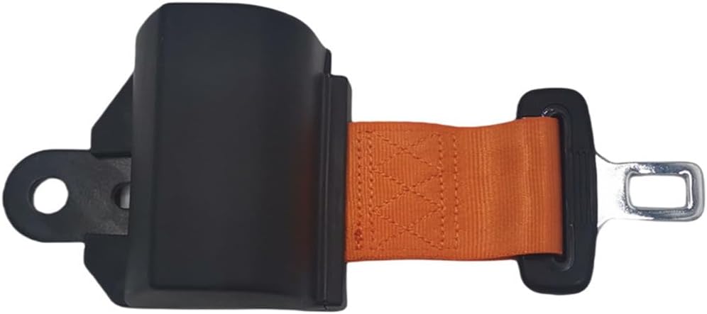 Universal Forklift Seat - Belts and for Golf Cart Tractor Mower Buggy Retractable Red 46inch New