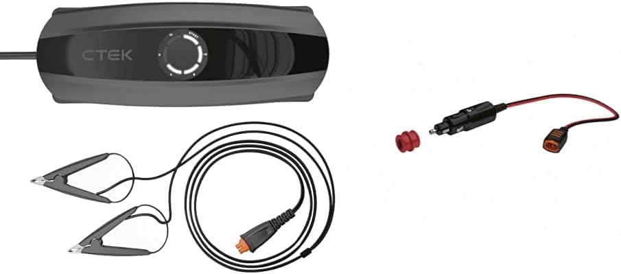 CTEK CS ONE UK,Black & Cigarette Lighter Connector Adaptor 56-263