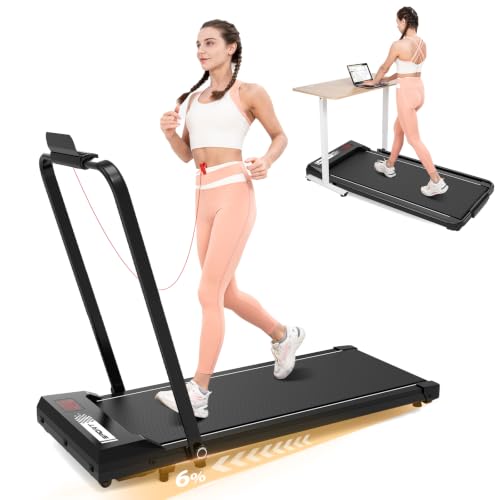 Cinta de correr para casa plegable y silenciosa hasta 12 km/h