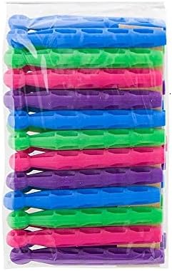 Plastic Dolly Cloths Pegs Clips Heavy Duty Laundry Clip Air-Drying Clothing Washing Line Non-Slip Windproof Peg Air Dry Indoor Outdoor Jumbo Storm Home Garden 24 Pack