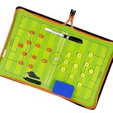 Lavagna Tattica Calcio, Lavagnetta Tattica Calcio, Lavagna Magnetica Calcio, Cartellina Allenatore Calcio con Penna Magneti, Lavagna Calcio per Insegnare e Formazione