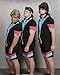 UOUA 80s Outfit for Men 90s Color Block Costumes 2 Piece Retro Short Sleeve Jacket & Shorts Set for Party Black L