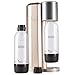 Price comparison product image LEVIVO Water Carbonator Set / Drinking Water Carbonator Set incl. 2 soda bottles 0,75 l made of PET, Rose gold