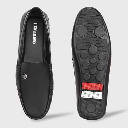 Image of Centrino Mens Slip-on Shoes | Slip On Cushioned Insole Formal Shoe |Premium Craftsmanship & Durable Build |Classic, Timeless Durable Formal Shoes with a Smart and Sleek Upper, Crafted Material (6816)
