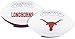 Rawlings NCAA Signature Series College-Size Football, Texas Longhorns, White, Full Size