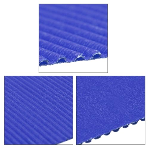Image of uxcell 10pcs Corrugated Cardboard Paper Sheets,Dark Blue,11.69-inch x 8.27-inch,for Craft and DIY Projects