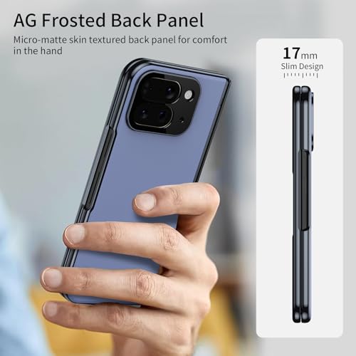 Étui pour Google Pixel 10 Pro bleu pliable et fin avec sa protection écran - 2