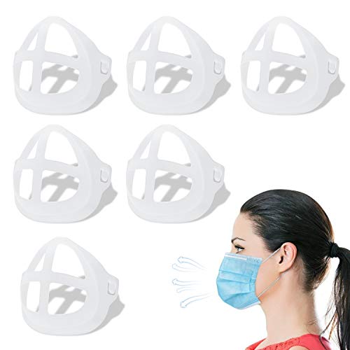 Preisvergleich Produktbild GOKEI Halterung: Innenstütze, 6 Stück, Nasenpolster, L-IPSTICK Schutz, Kühlhalterung, verhindert Make-up-Entfernen, verbessert den Platz für Nase und Mund.