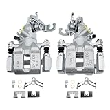 Rear Brake Calipers Kit 19B2068+19B2069 Replace for 1998-2007 Honda Accord, 2004-2008 Acura TSX, 2.3L 2.4L 3L, 19141883+19141884, FRC11117+FRC11118, RC12201+RC12202, 43018-S84-A52+43019-S84-A52