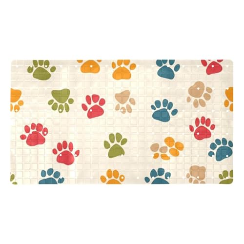 Tapis de bain antidérapant en PVC absorbant l'eau et drainage rapide - 2