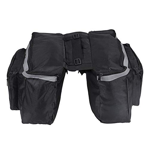 Alforjas para Portaequipajes de Bicicleta, 25L Bolsas para Sillines Impermeable Resistente Bolsas Posterior de Bicicleta Lado Estante Asiento