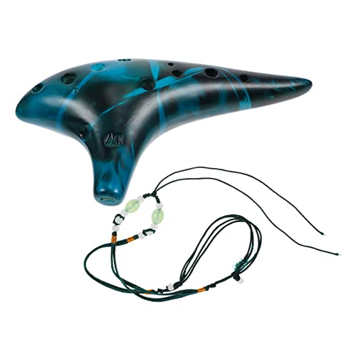 OFFSCH 1 Set Portable Beginner Friendly Ethnic Instrument Blue Durable Construction Precise Tone for Melodious Sounds for Music Enthusiasts and Beginners