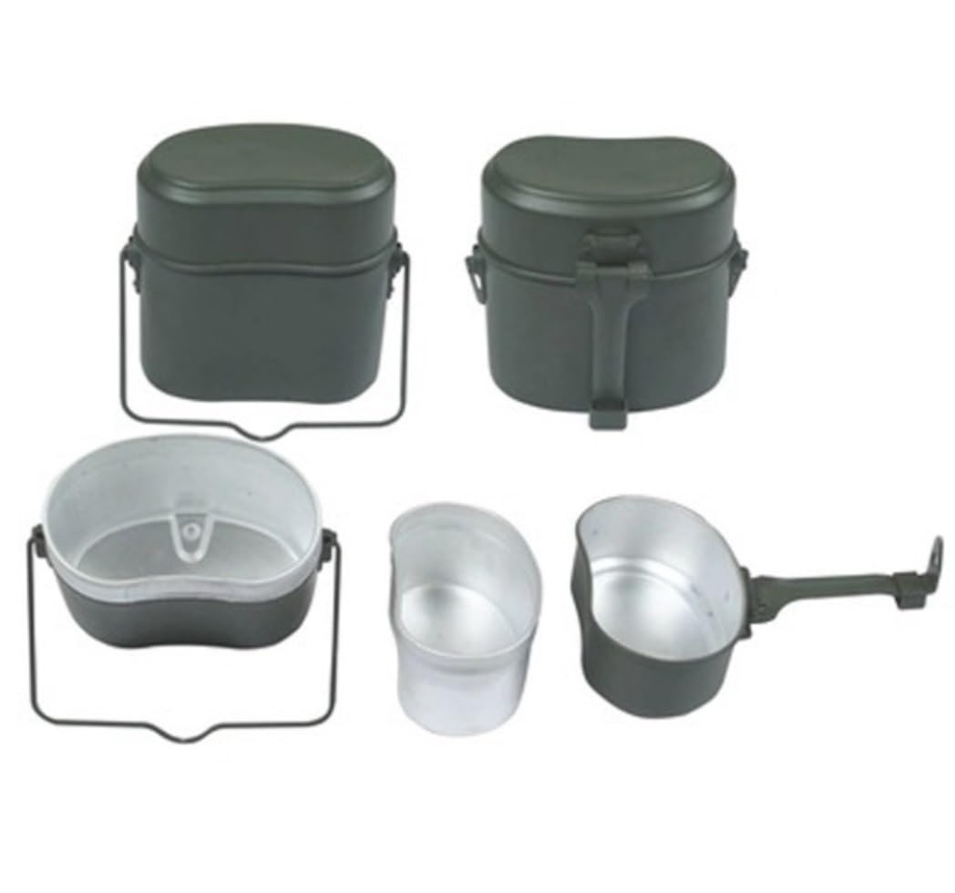 Kempingowa Naczyń 3 W 1 Outdoor Camping Lunch Box Zastawa Stołowa Piesze Wycieczki Piknik Survival Garnek Miska Przenośny Zestaw Naczyń Kuchennych Na Piknik Wędrówki