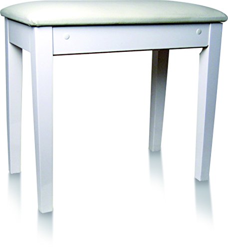 Delson 104-3W Banquette Piano simple avec coffre Blanc Laqué - Les Beatles, Paul McCartney, John Lennon, RIngo Starr, George Harrison Delson 104-3W Banquette Piano simple avec coffre Blanc Laqué