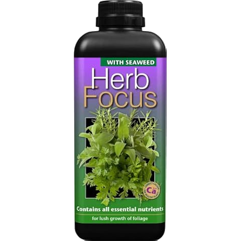 Growth Technology Ltd GTHF1 Herb Focus Liquid Concentrated Fertiliser 1 Litre Cover