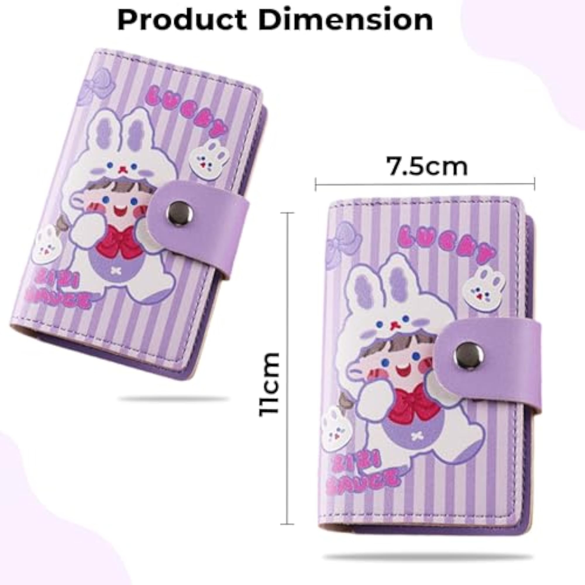 Slim Credit Card Holder Wallet, Compact Travel Organizer
