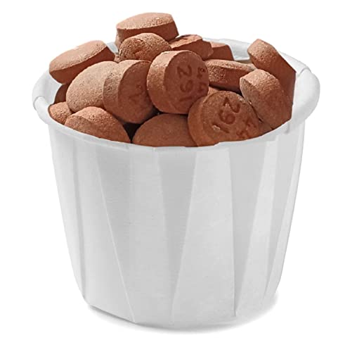Vakly Small Disposable Paper Souffle Medicine Cups 1/2 Ounce [Pack Of 250] 0.5 Oz Portion Cups For Medication Distribution thumb #6