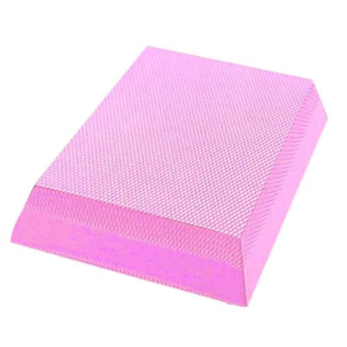 Menolana Exercise Balance Pad Balance Cushion Lightweight Portable Practice Foam Mat Knee Pad for Pilates Meditation Outdoor Stability, Pink