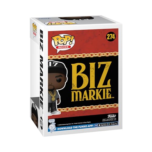 Funko Pop! Rocks: Biz Markie – Figurine en Vinyle à Collectionner – Idée de Cadeau – Produits Officiels – Jouets pour Les Enfants et Adultes – Music Fans – Modèle de Figurine pour Les Collectionneurs - Les Beatles, Paul McCartney, John Lennon, RIngo Starr, George Harrison Funko Pop! Rocks: Biz Markie - Figurine en Vinyle à Collectionner - Idée de Cadeau - Produits Officiels - Jouets pour Les Enfants et Adultes - Music Fans - Modèle de Figurine pour Les Collectionneurs – Image 4