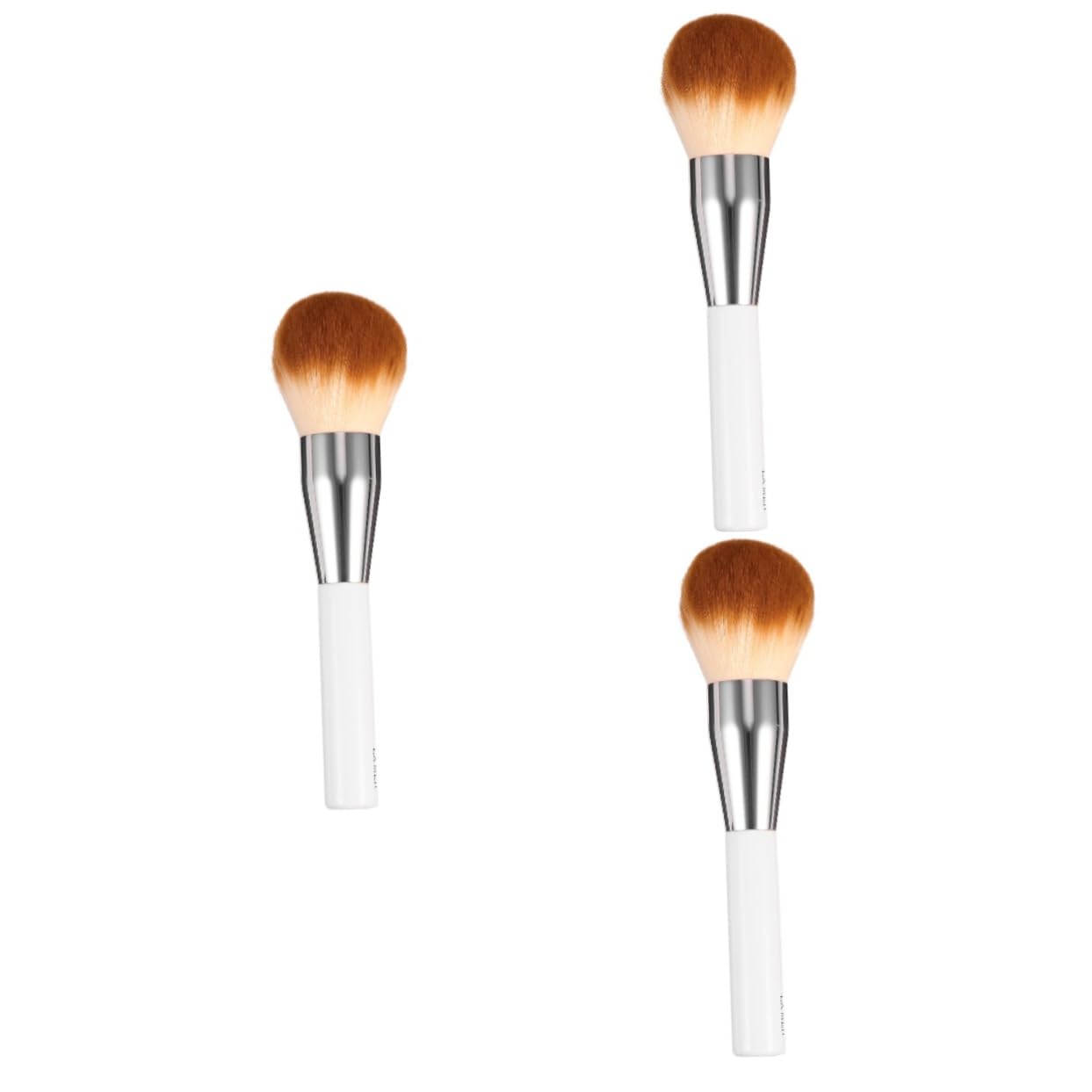 MAGICLULU Collezione Di 3 Pennelli Per Il Trucco Da Donna Set Di Pennelli Per Il Trucco Dettagliato Per Fondotinta Contouring E Illuminante