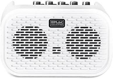 Coolmusic 10 Watt Portable Rechargeable Bluetooth Electric Guitar Amplifier with Delay Effect, 3 Band EQ