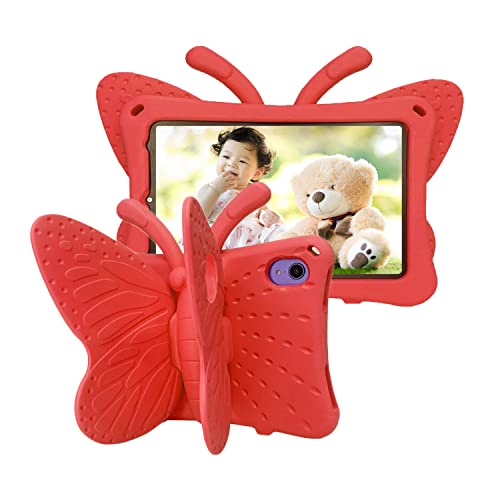 Protections iPad Mini 6 enfants mousse EVA légère résistante aux chocs rouge